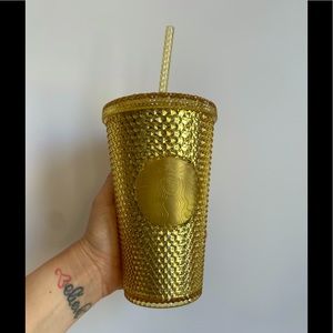 Starbucks Gold Studded Tumbler